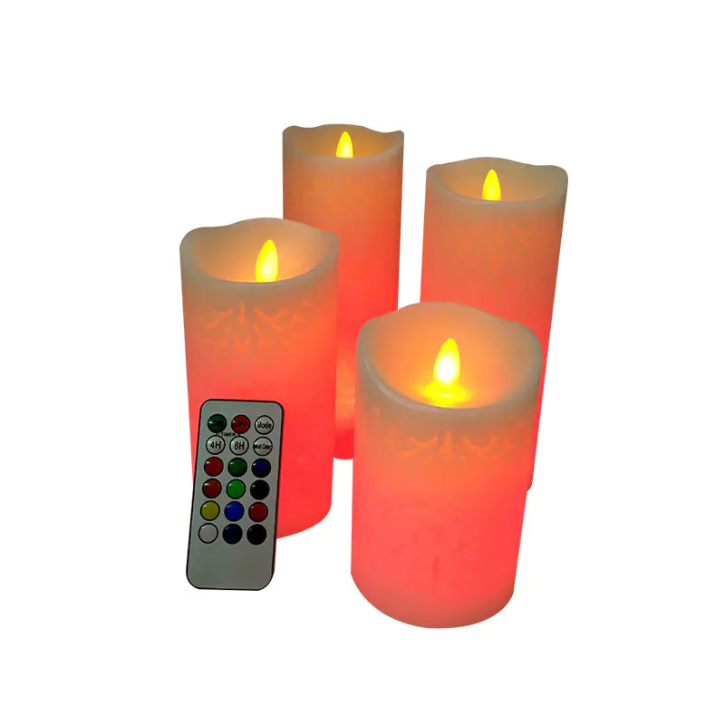 LED Electronic Candle with Remote and Timer (18 Keys)