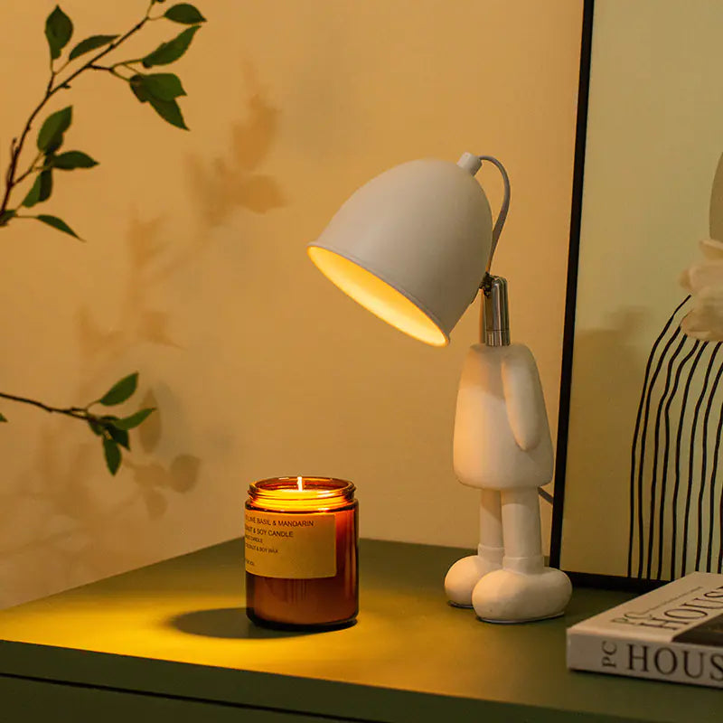 Aromatherapy Candle Warmer Robot Lamp for Bedroom Decor