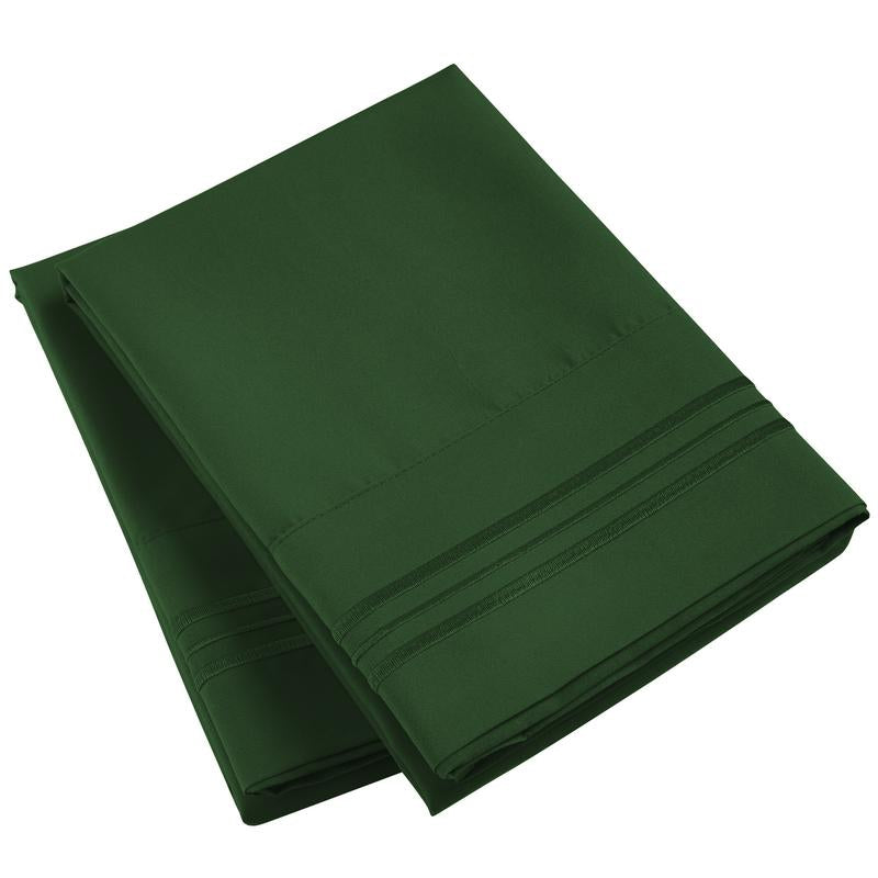 Mellanni Pillowcases, Set of 2, Iconic Collection Microfiber Pillow Covers - Hotel Luxury, Extra Soft, Cooling - Wrinkle, Fade, Stain Resistant