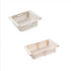 1Pc Refrigerator Storage Basket Flexible Expandable Fridge Organizer Drawer Storage Rack Storage Fresh Box Freezer Box Storage