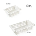 1Pc Refrigerator Storage Basket Flexible Expandable Fridge Organizer Drawer Storage Rack Storage Fresh Box Freezer Box Storage