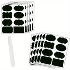 120pcs Erasable Chalkboard Labels with Pen for Jars