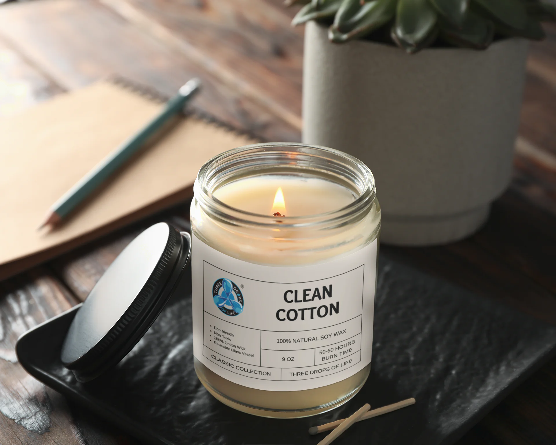 Scented Soy Candle, 9oz