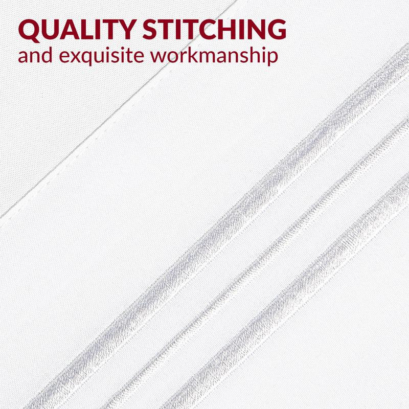 Mellanni Pillowcases, Set of 2, Iconic Collection Microfiber Pillow Covers - Hotel Luxury, Extra Soft, Cooling - Wrinkle, Fade, Stain Resistant