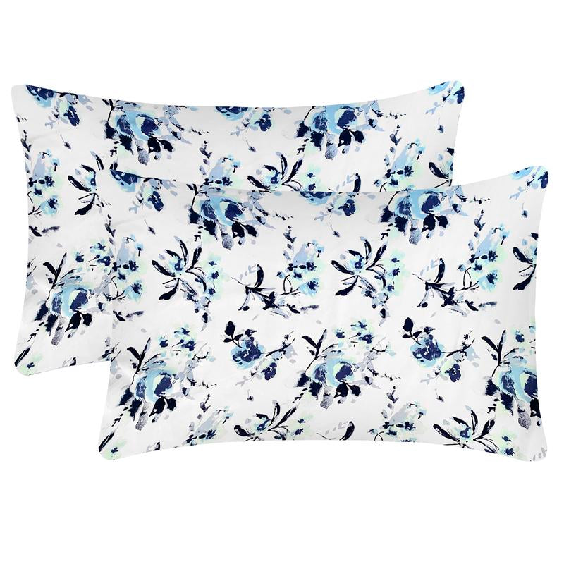 Mellanni Pillowcases, Set of 2, Iconic Collection Microfiber Pillow Covers - Hotel Luxury, Extra Soft, Cooling - Wrinkle, Fade, Stain Resistant