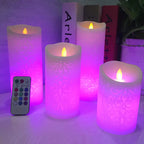 LED Electronic Candle with Remote and Timer (18 Keys)